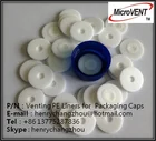 < MicroVENT> Equalize Pressure Waterproof Packaging Breathable Vent Cap Lid