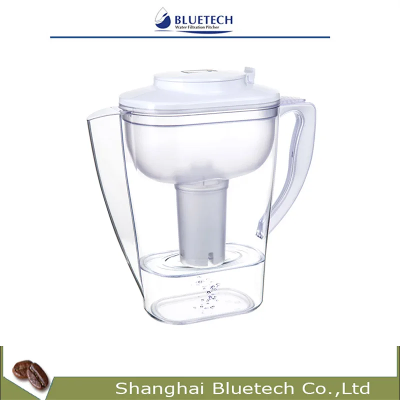 3.5 L high PH Rose beat quality home alkaline drinking certification commercial carbon water filter pitcher