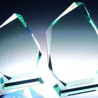 Professional Curve 3D Laser Crystal Iceberg Glass Award Trophy