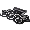 Professional digital portable hand roll silicone drum surface electronic drum