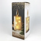 Customized color candle jars centerpieces for wedding table or home deco