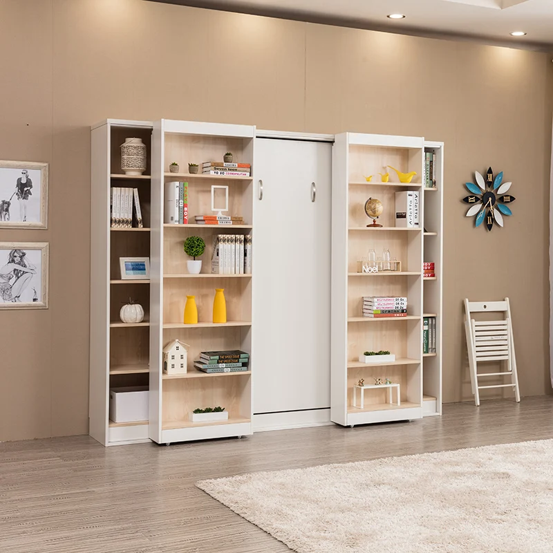 Ahorro De Espacio Cama Multifuncional Montado Murphy Cama De La Pared