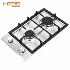 2018 Cooking appliances top gas stove with double burner LPG built-in gas hob