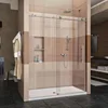 2 panel shower rooms sliding glass frameless shower door