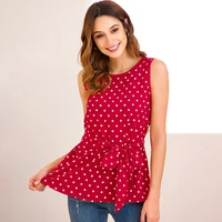 Super Fashion Red Print Wide Strap Crew Neck Waist Belt Women Clothing Crop Top Sexy
Super Fashion Red Print Wide Strap Crew Neck Waist Belt Women Clothing Crop Top Sexy