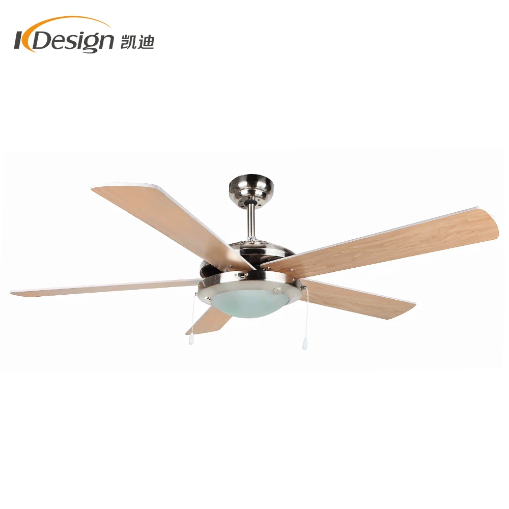 Fancy Fashion Design Brightly Colored Ceiling Fan Light 52 Inch