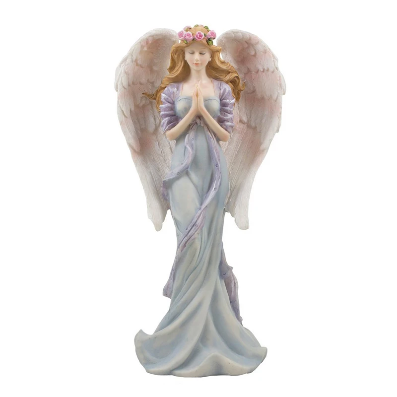 standing praying angel statue