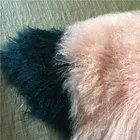 Real Tibetan Mongolian lamb Sheep fur Curly wool sheepskin