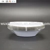 5" Plastic Boat Bowl with Silver Coated Rim