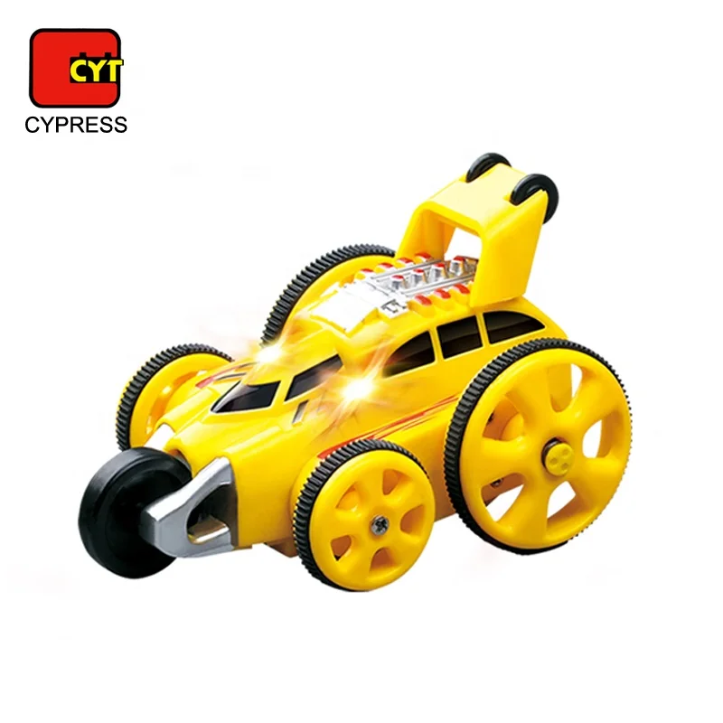 hot sale cool mini toys 2.4G rc stunt 5 wheels car control remote for kids