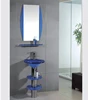 modern fancy glass basins for bathrooms sanitary ware basin top quality glass basin