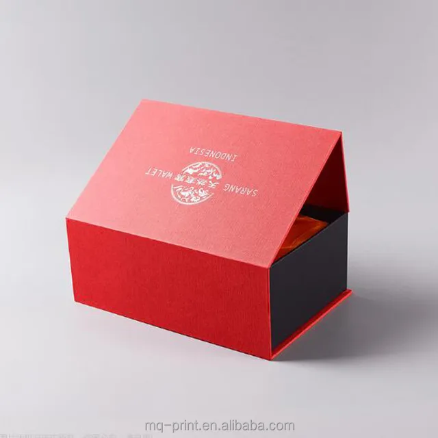Small Custom Logo Handmade Rigid Cardboard Magnetic Closure Luxury Paper Gift Box with Mirror