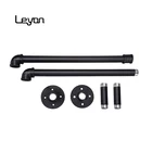 industrial pipe entertainment center sewer vent pipe cap making pipe shelves