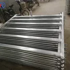 metal livestock field farm fence gate hot dipped galvanized pipe horse cattle sheep panel