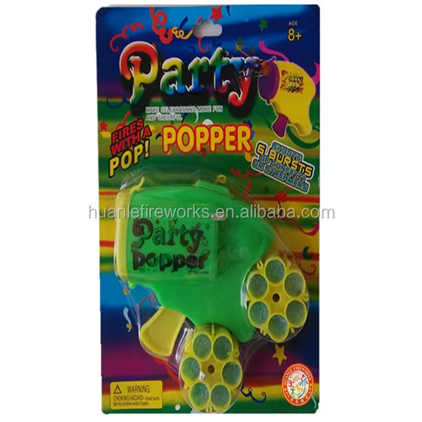 party popper celebration kids toy firework gun kids fun