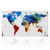 Colorful World Map On Brick Canvas Wall Picture 1 Piece Map of the World Art Painting Home Decor Ready to Hang/VA170816-7