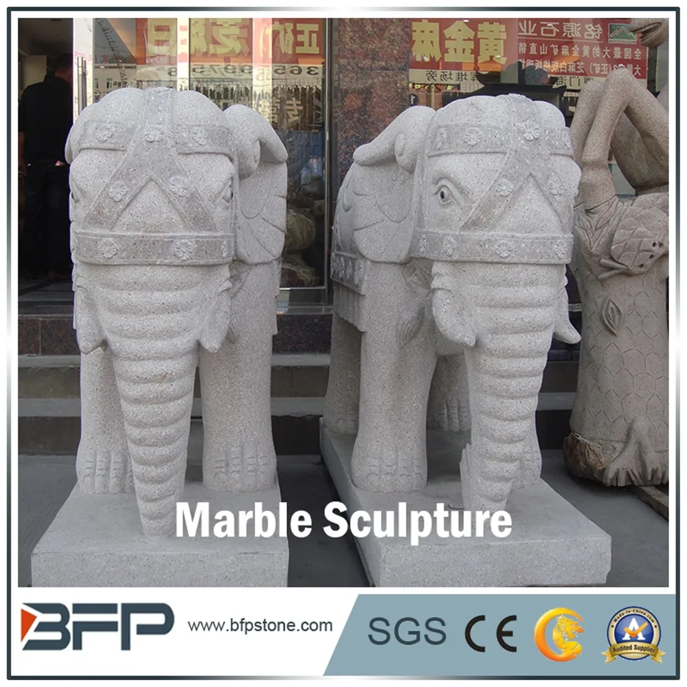 quality stone animal sculpture carving large elephant statues