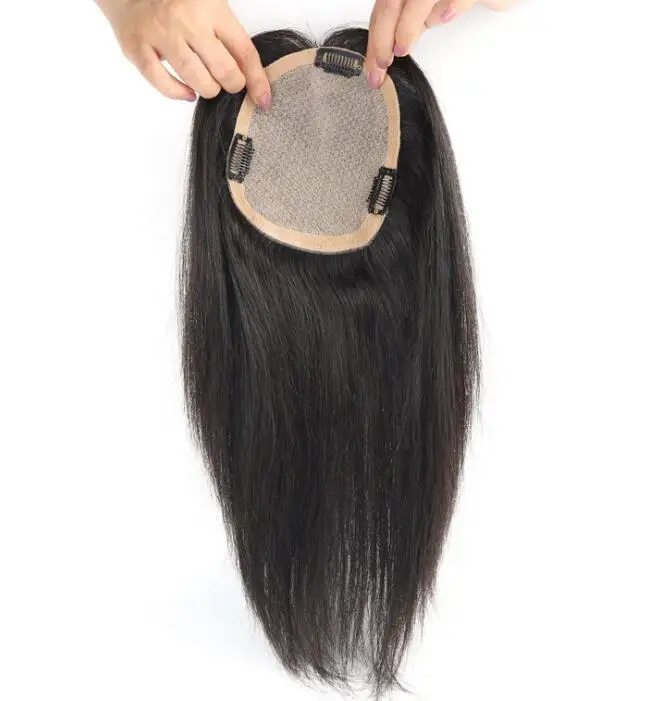 14*14cm Virgin top quality human hair toupee for women top head hair replacement with clip in wholesale
14*14cm Virgin top quality human hair toupee for women top head hair replacement with clip in wholesale