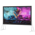 300'' Rear Portable Fast Fold Projection Screen Fabric outdoor projection screen