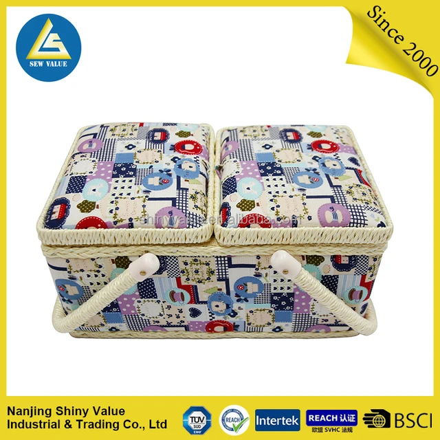 sewing basket with accessories