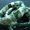 wholesale natural stone 12*15mm A+ Moss agate bangle bracelet gemstone beads for jewelry making