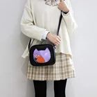 newest fashion cat shape Transparent window custom ita bag girl School Bag