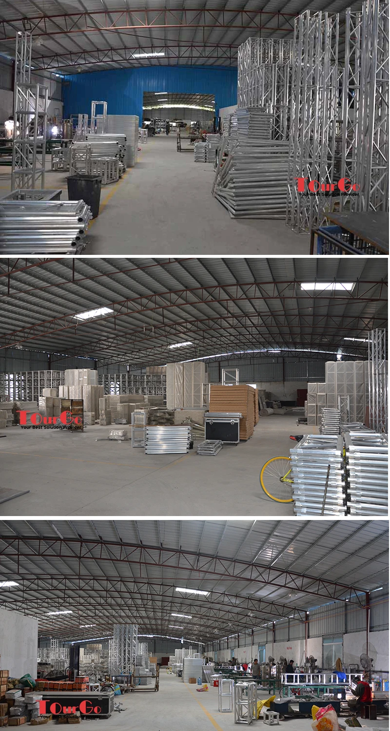 Heavy Duty Portable 400mm Aluminum Spigot Truss System with TUV Certification for Stage Lighting Exhibit Booth