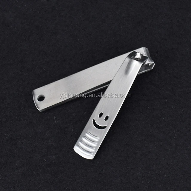 nail clippers with smiley face shape stainless steel nail cutter