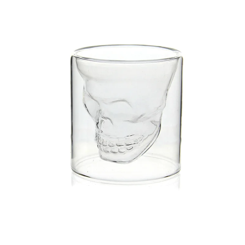 Personalized Handmade Borosilicate Heat-Resisting Double Wall Skull Whisky Glass, Transparent
Personalized Handmade Borosilicate Heat-Resisting Double Wall Skull Whisky Glass, Transparent