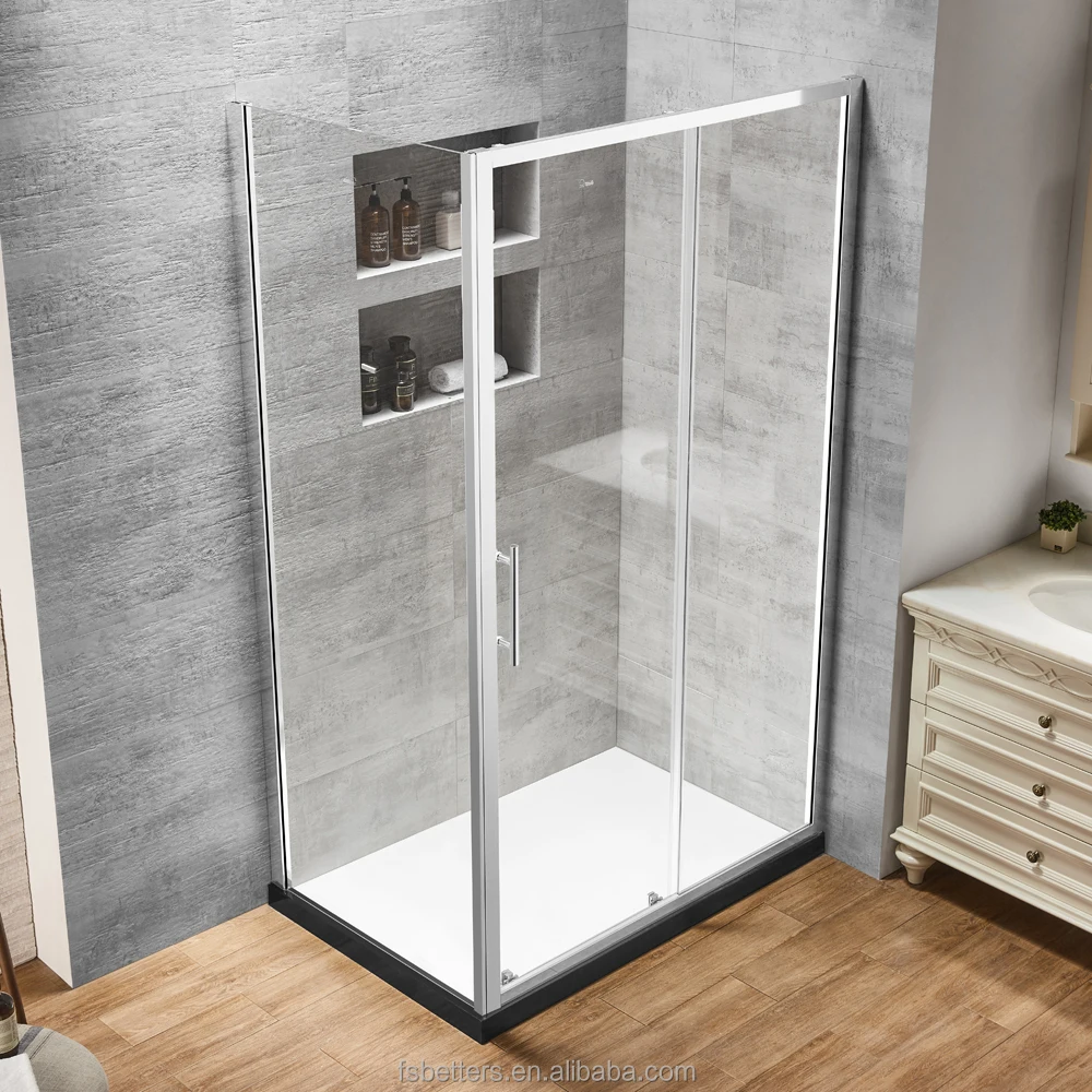 Rectangle Sliding Door Luxury Shower Stall
