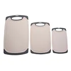 Multi-functional Factory Directly 40CM Rubber Edge PP Handle Straw Board Cutting Board