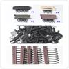Wig combs for sewing on the wig caps steel wig clip combs