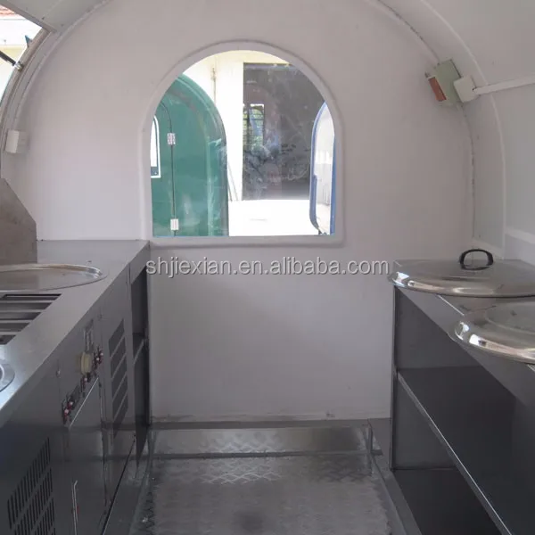 JX-FR300WB Best Concession Food Trailer Manufacturer With Kitchen For Sale