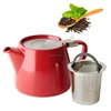 600ml red ceramic teapot with infuser multicolor teapot thank you gifts