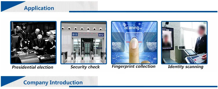 CE Certification Alloy Bluetooth Fingerprint Reader Wireless RFID Card Scanner HF7000