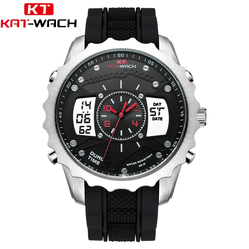 WJ-7621 Casual Fashion Multifunctional Watches Good Quality Silicone Band Wristwatch Gear Case Quartz And Digital Men Watch, Mix
WJ-7621 Casual Fashion Multifunctional Watches Good Quality Silicone Band Wristwatch Gear Case Quartz And Digital Men Watch, Mix