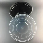 AY1250 Disposable food containers round lunch bento lunch box disposable microwavable plastic container for food