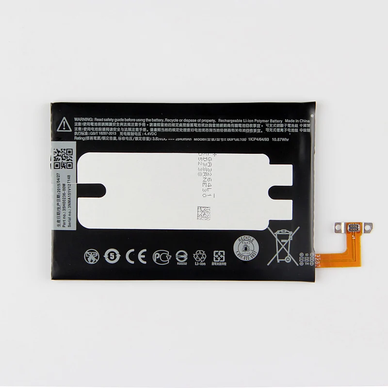 GB/T 18287-2013 mobile phone battery for HTC ONE M9 B0PGE100 M9 Plus M9+ M9W battery batteries
GB/T 18287-2013 mobile phone battery for HTC ONE M9 B0PGE100 M9 Plus M9+ M9W battery batteries