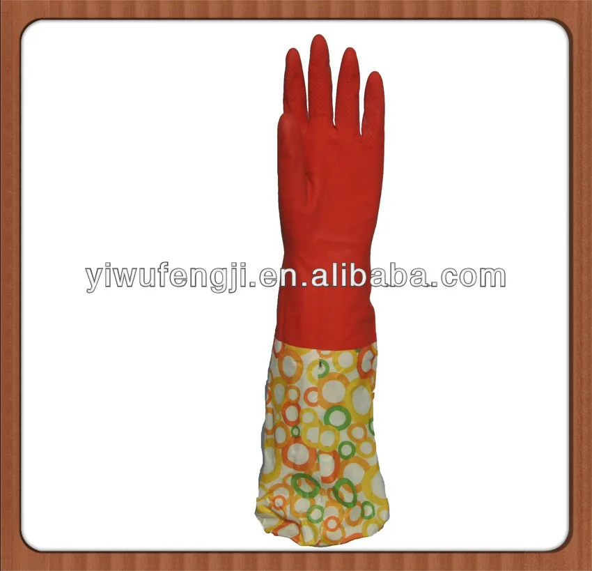 Lange gummihandschuhe/extra langarm reinigen handschuhe