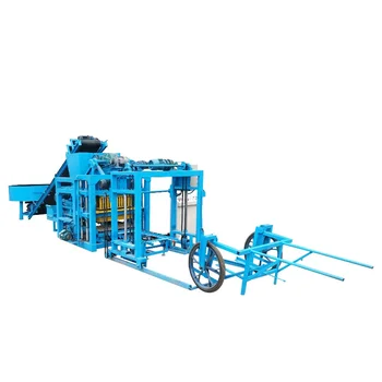 Cement Sand Hollow Block Making Machine QT4-25 Building Equipment For The Production Of Hollow blocks Philippines