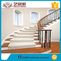 factory price indoor wrought iron stair railing design/indoor