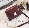 Z91623B 2018 Newest fashion leather messenger women handbag cross body purse wallet everyday fashion chain