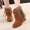 or10630h Winter new product women warm boots 2018 dull polish lady snow boot