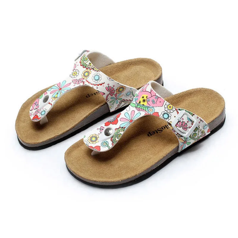 Beach Flip Flops Womens Flat Sandals Summer 2015 New Fashion Print Flower Shoes Woman Slip On Slipper Women Beach Flip Flops