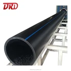 Waste water hdpe black sewerage pipe on sale