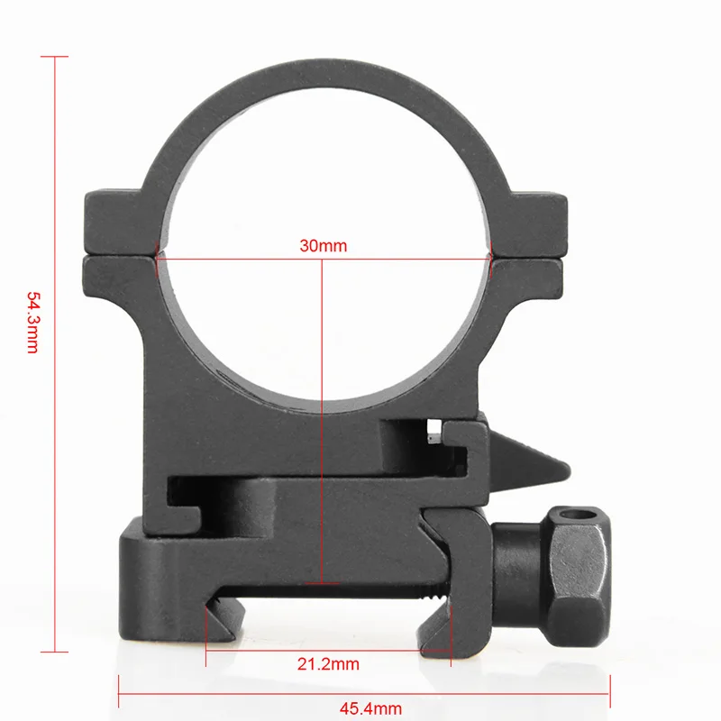 China Hot Selling Military Tactical Scope Rings Adjustable Windage