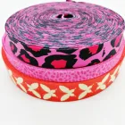 Full color sublimation printed polyester webbing for garment