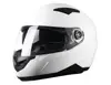white motorcycle helmet bluetooth ece double visor full face moto cross helmet (TKH-809)