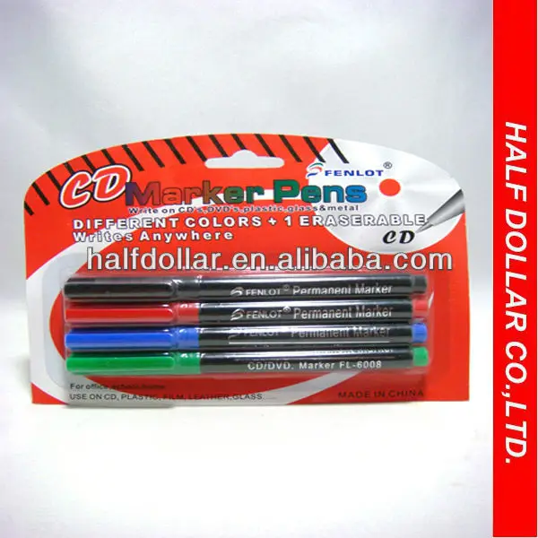 Permanent CD Markers/CD scratch marker/CD quickly stains repair marker pen