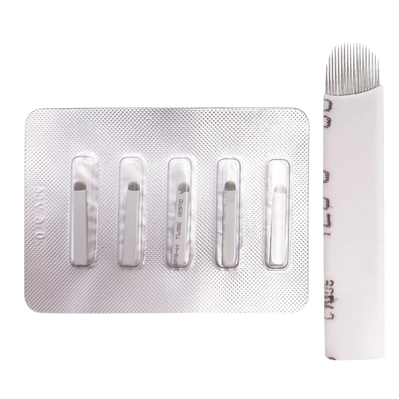 2019 New Tattoo Microblading Disposable Blades U Blade Microblading Needle Shading 0.22mm 18PIN U Shape, White
2019 New Tattoo Microblading Disposable Blades U Blade Microblading Needle Shading 0.22mm 18PIN U Shape, White